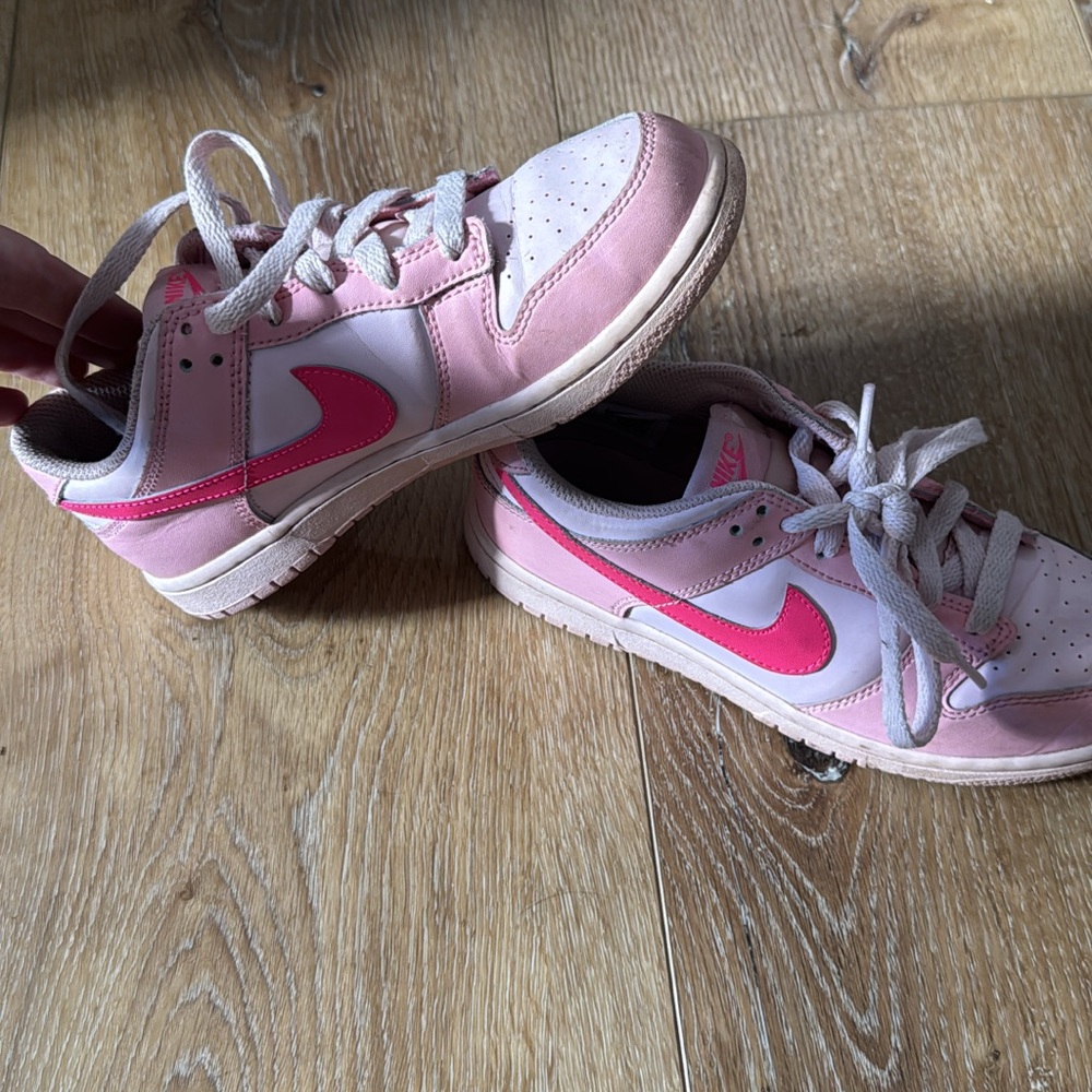 Nike Pink and Hot Pink Low-Top Sneakers